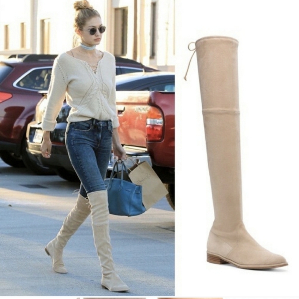 Stuart Weitzman Lowland OTK Boots sz 5